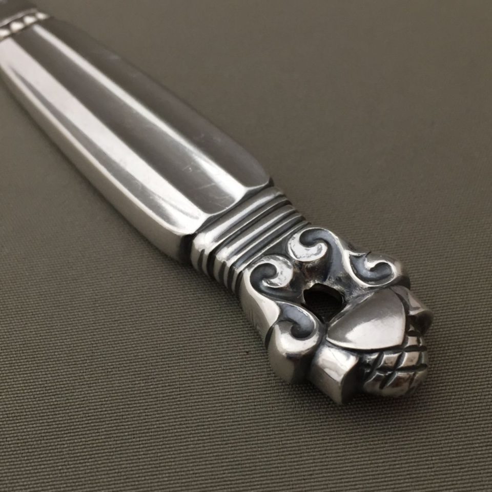 ジョージ・ジェンセン「“Acorn” バターナイフ 長さ15cm