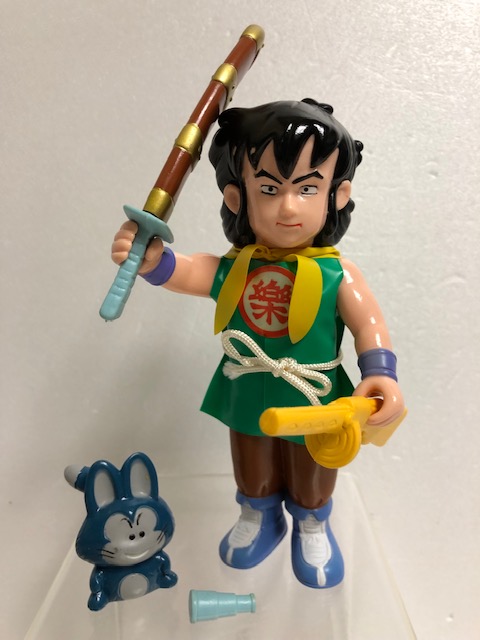 1986年☆箱入☆エポック ドラゴンボール ヤムチャ ソフビ人形 箱