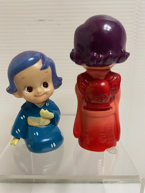 値下げ❗️まとめ売り❗️22㎝のばらちゃん座り❗️勧業銀行 ソフビ