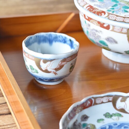 蕎麦猪口 向付 小鉢 - 生活骨董と古布のアンティークショップ antique