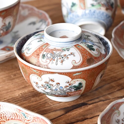 茶碗 蓋物 - 生活骨董と古布のアンティークショップ antique TANTRA