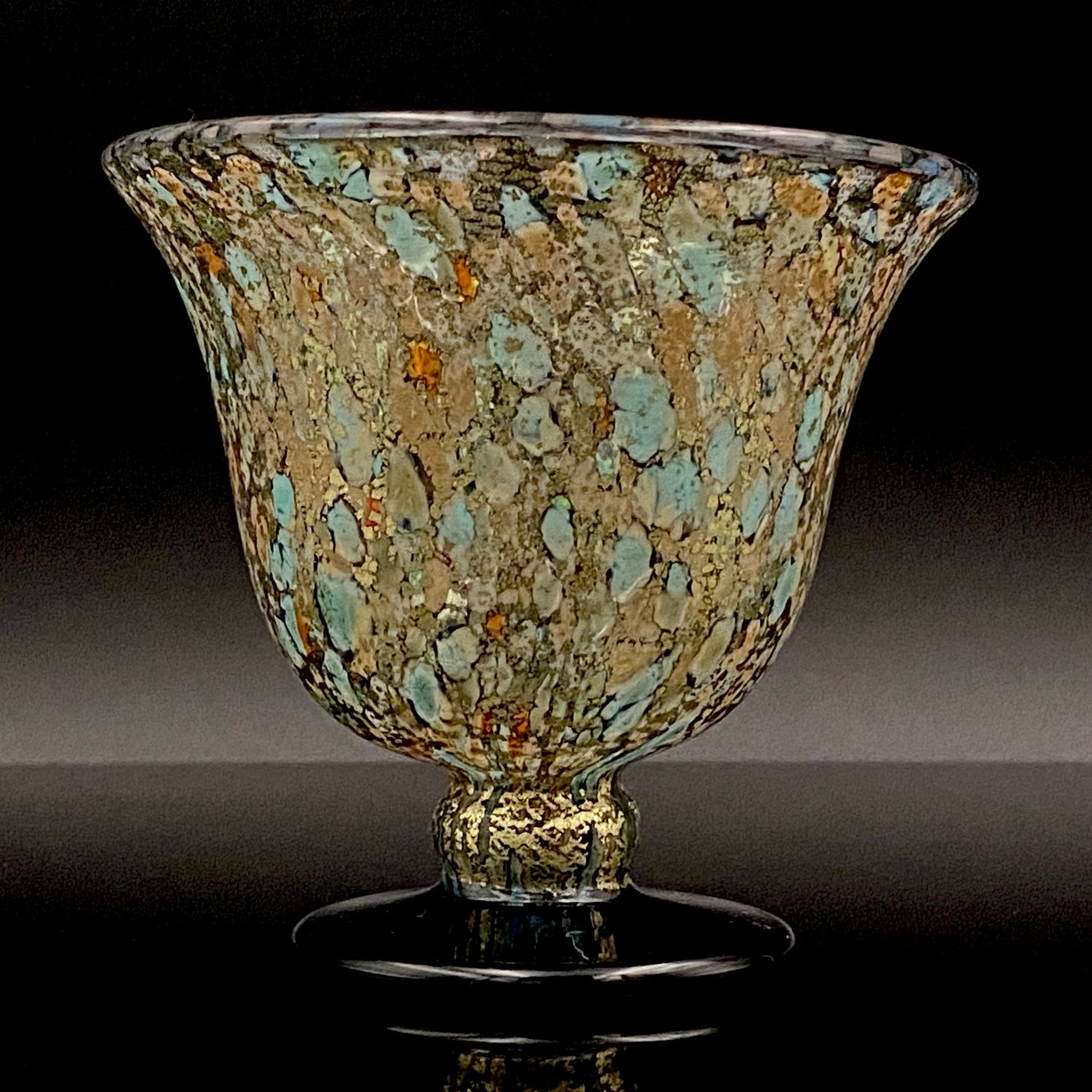 石井 康治 作 手吹き硝子 海月 クラゲ グラス1点 #78 – Antique Liquor