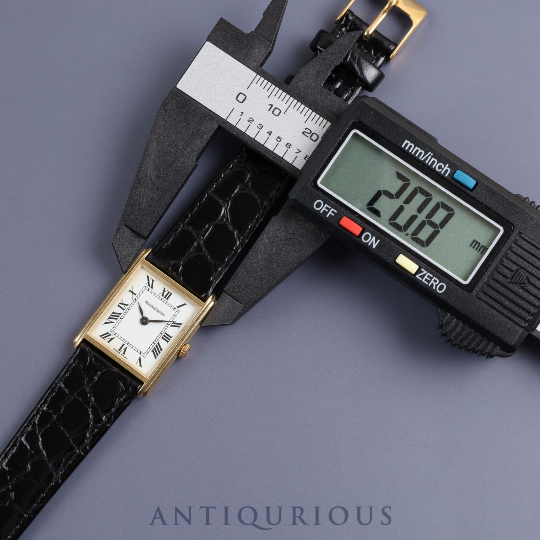 ジャガー・ルクルト タンク 615421 手巻き Cal.846 750YG ホワイト