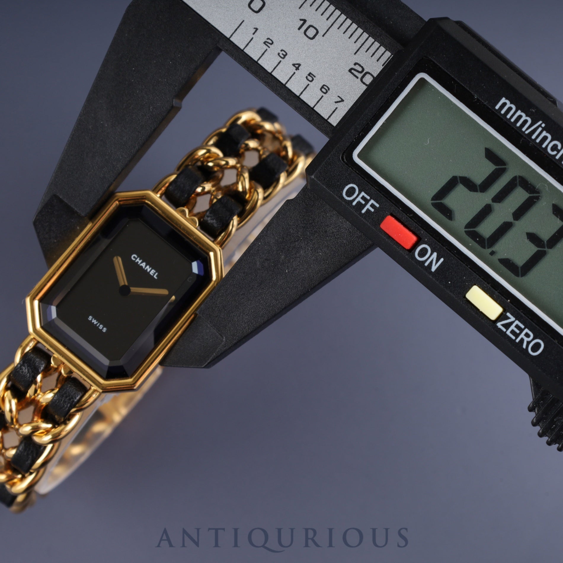 シャネル プルミエール L H0001 クォーツ Cal.976.001 GP GP/革