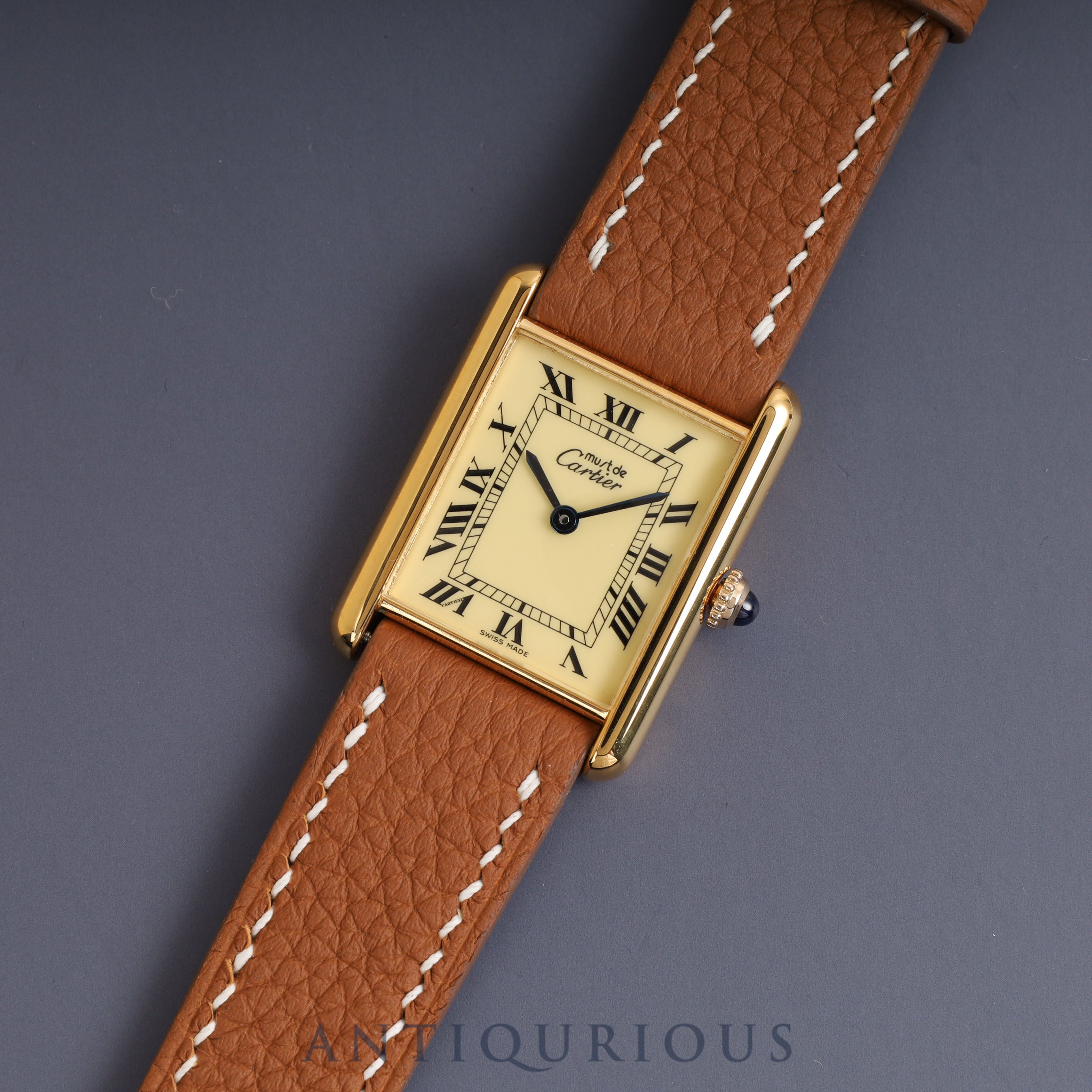 Cartier Must Tank LM QZ Ivory Dial 6 81006 Complete Service | 東京