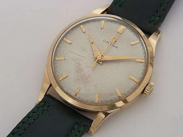 O-6746| オメガ 18金無垢 Cal.284 30ミリ シンプルなラウンドケース