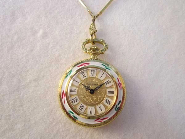 HA-6425| BUCHERER 懐中時計 ペンダントウォッチ 17石 手巻き 鎖付き