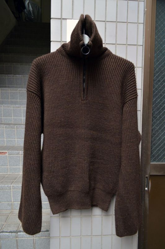 Acne Studios アクネ ストゥディオズ】ハーフジッププルオーバーニット