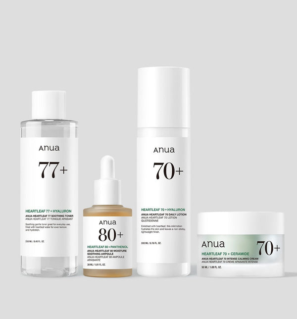 ドクダミスージング4STEPセット (化粧水+美容液+乳液+クリーム