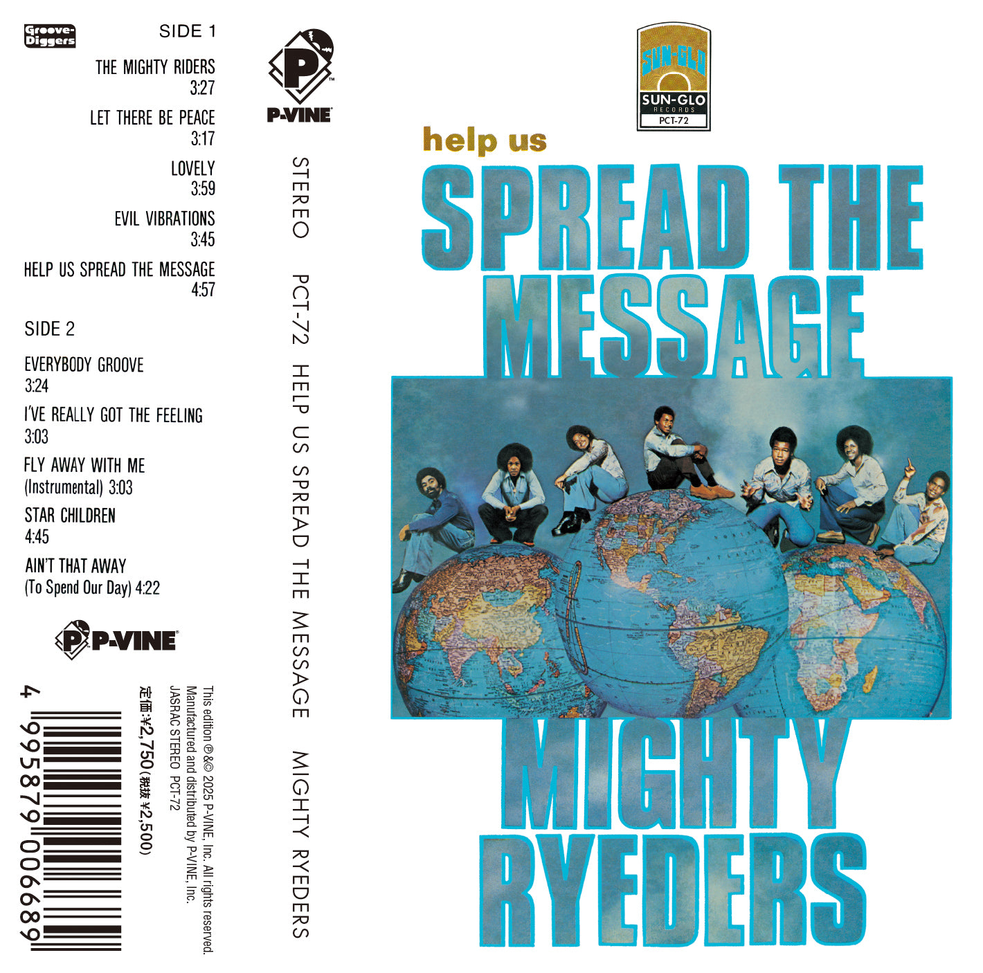MIGHTY RYEDERS『Help Us Spread The Message』CASSETTE