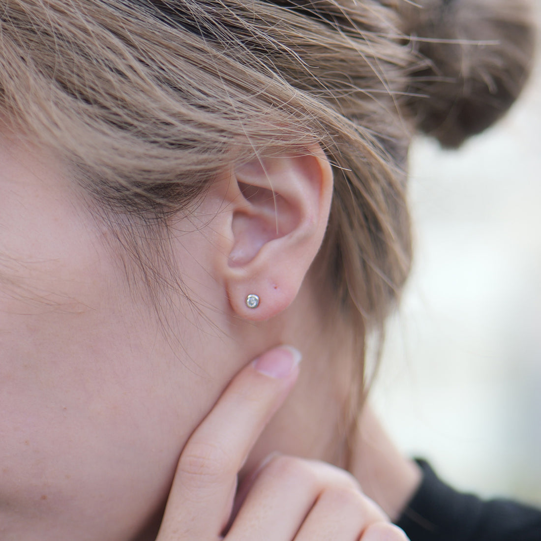 PT900 計0.2ct ダイヤモンド 覆輪 ピアス – anybelle