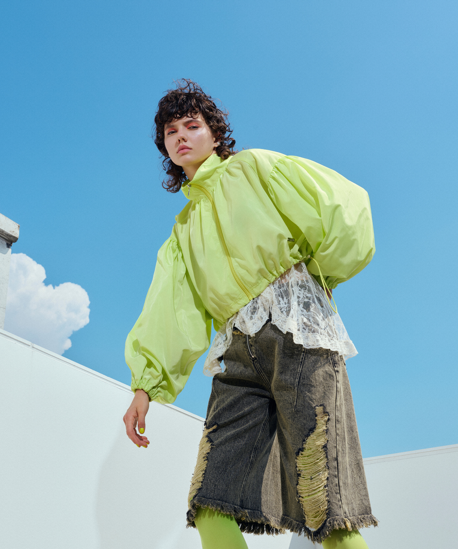 バルーンショートブルゾン – ANNA SUI NYC