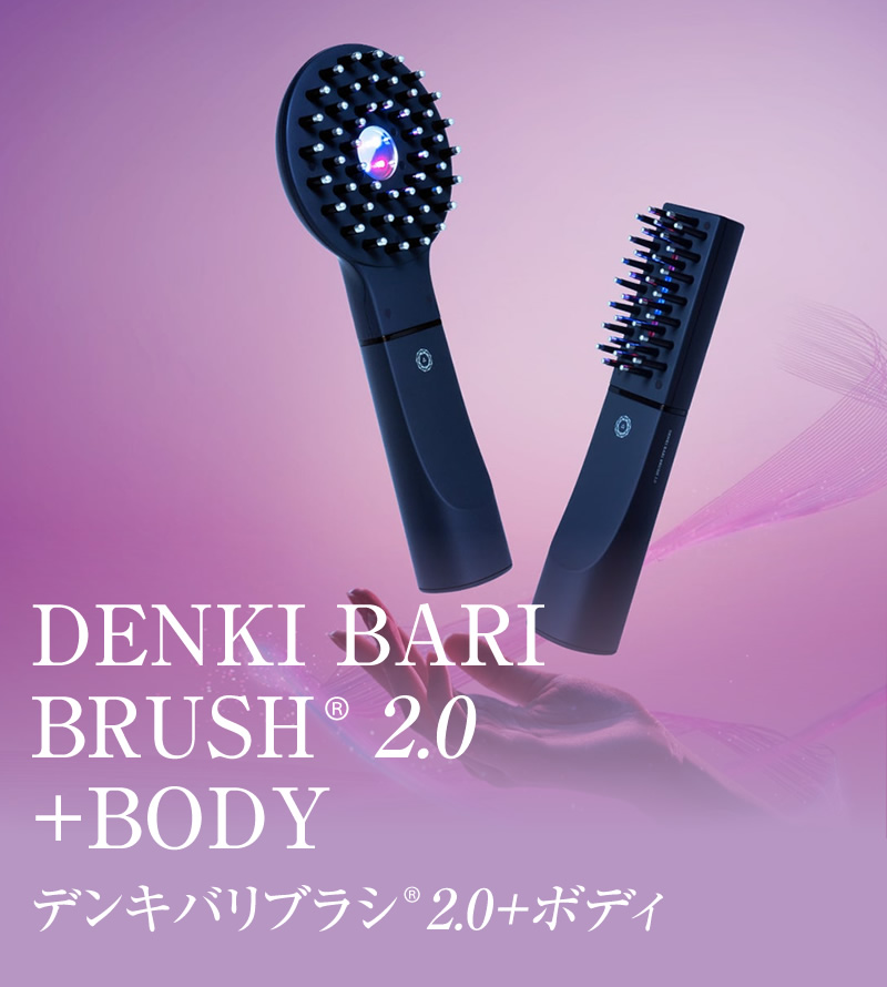 ボディ・フェイスケア el DENKI BARI BRUSH 2.0+BODY BLACK デンキバリ
