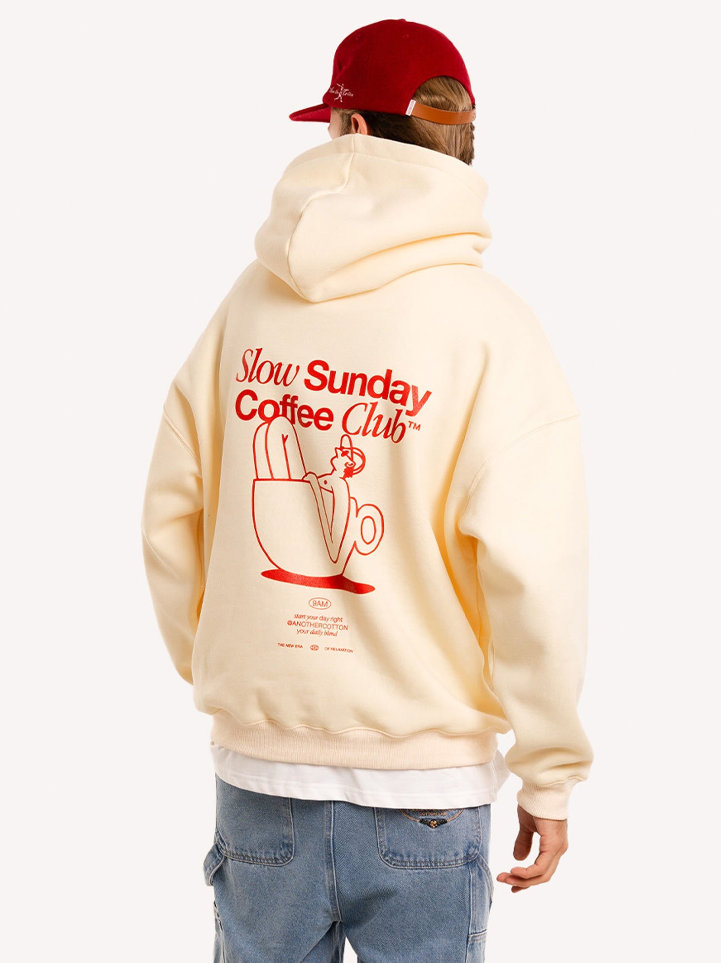 Slow Sunday Coffee Club Oversized Hoodie – AnotherCottonLab