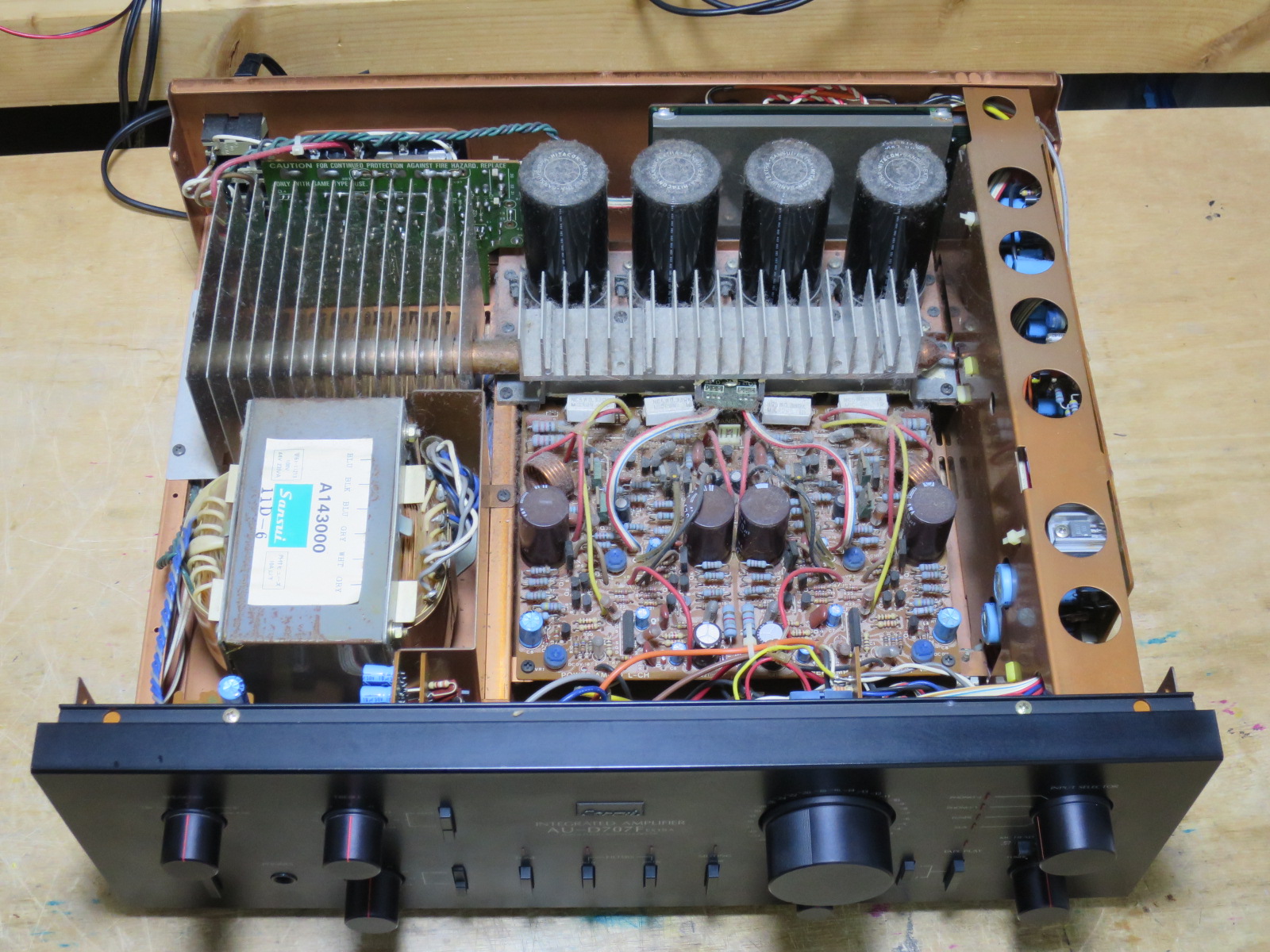 昭和50年代のアンプ SANSUI AU-D707F Extra 13台目: アナログ技術の研究