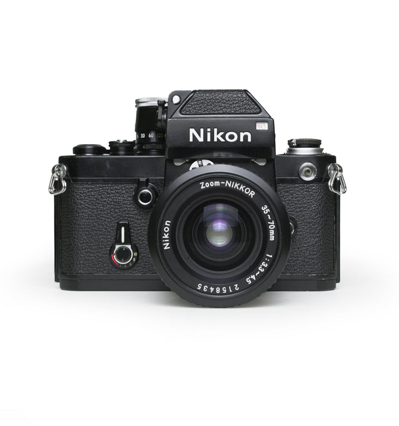 Nikon F2 35mm SLR Film Camera with Nikon Zoom-Nikkor 35-70mm F3.3