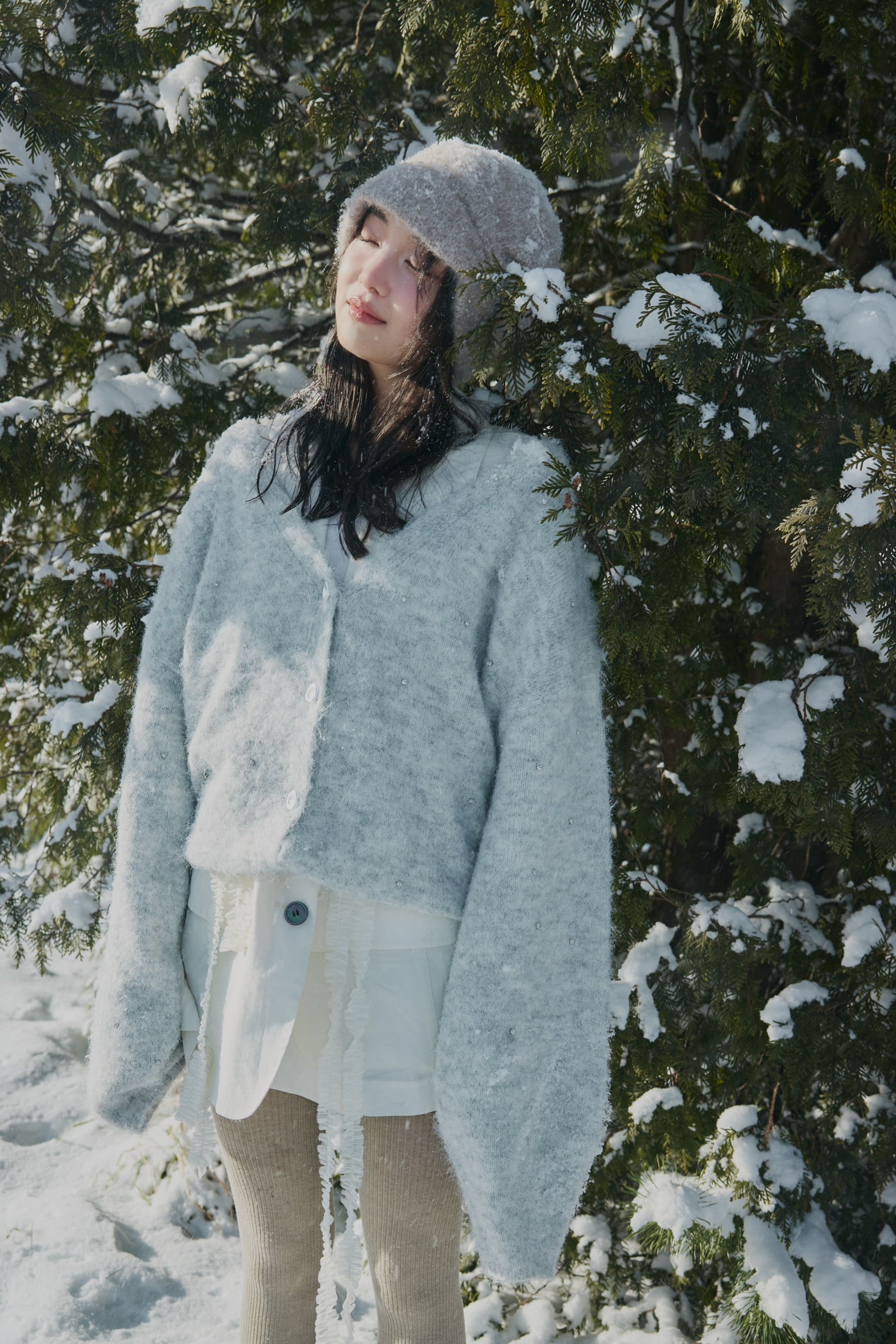 bijou knit cardigan – andequal