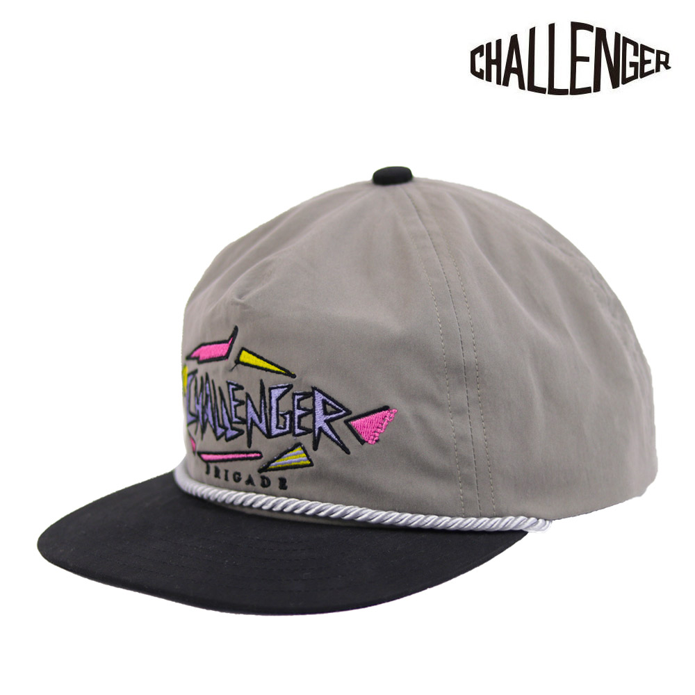 チャレンジャー 80'S NYLON CAP GRAY CHALLENGER /&LOCKERS［ベース