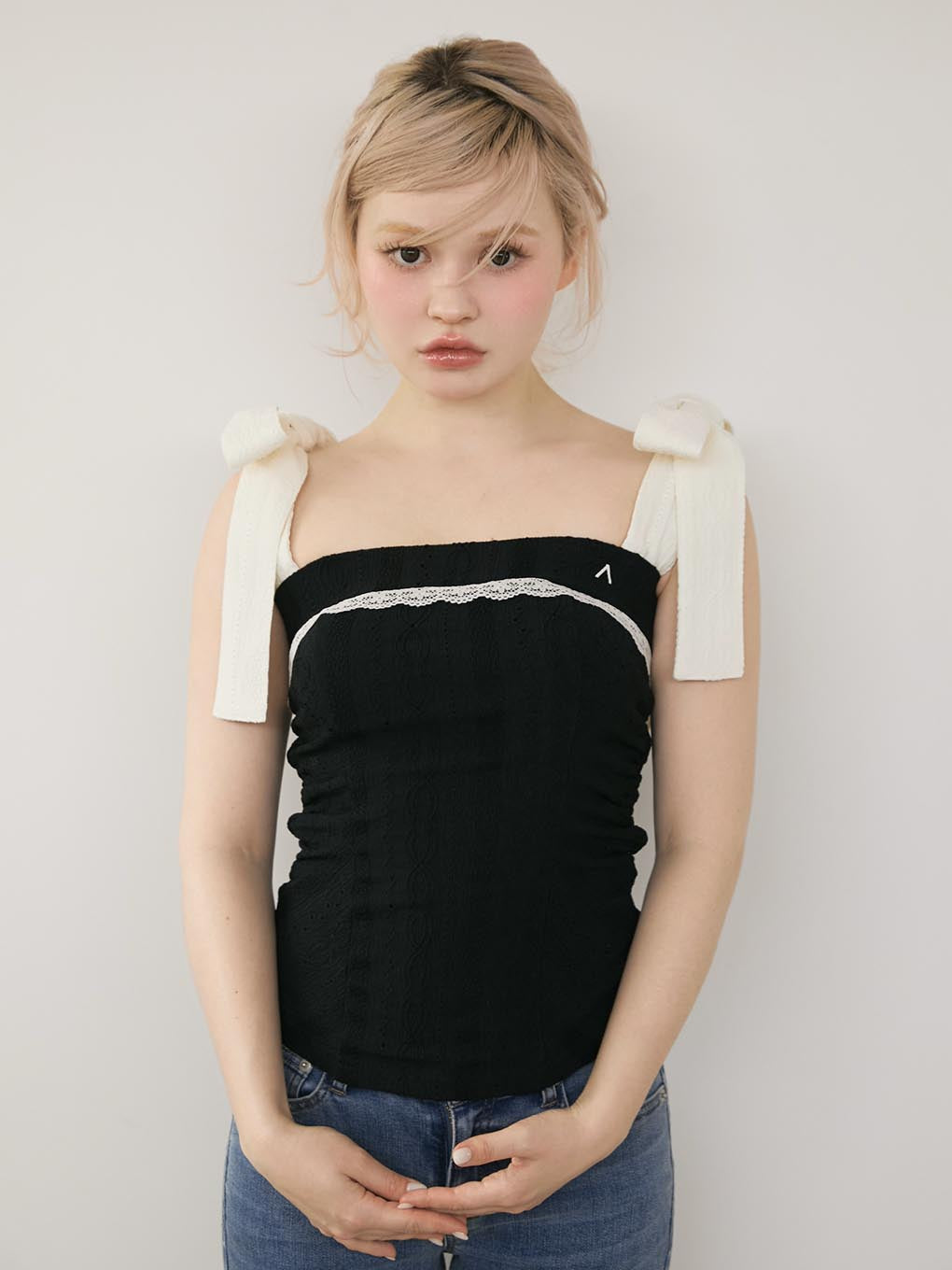 ANDMARY】Samantha ribbon tops