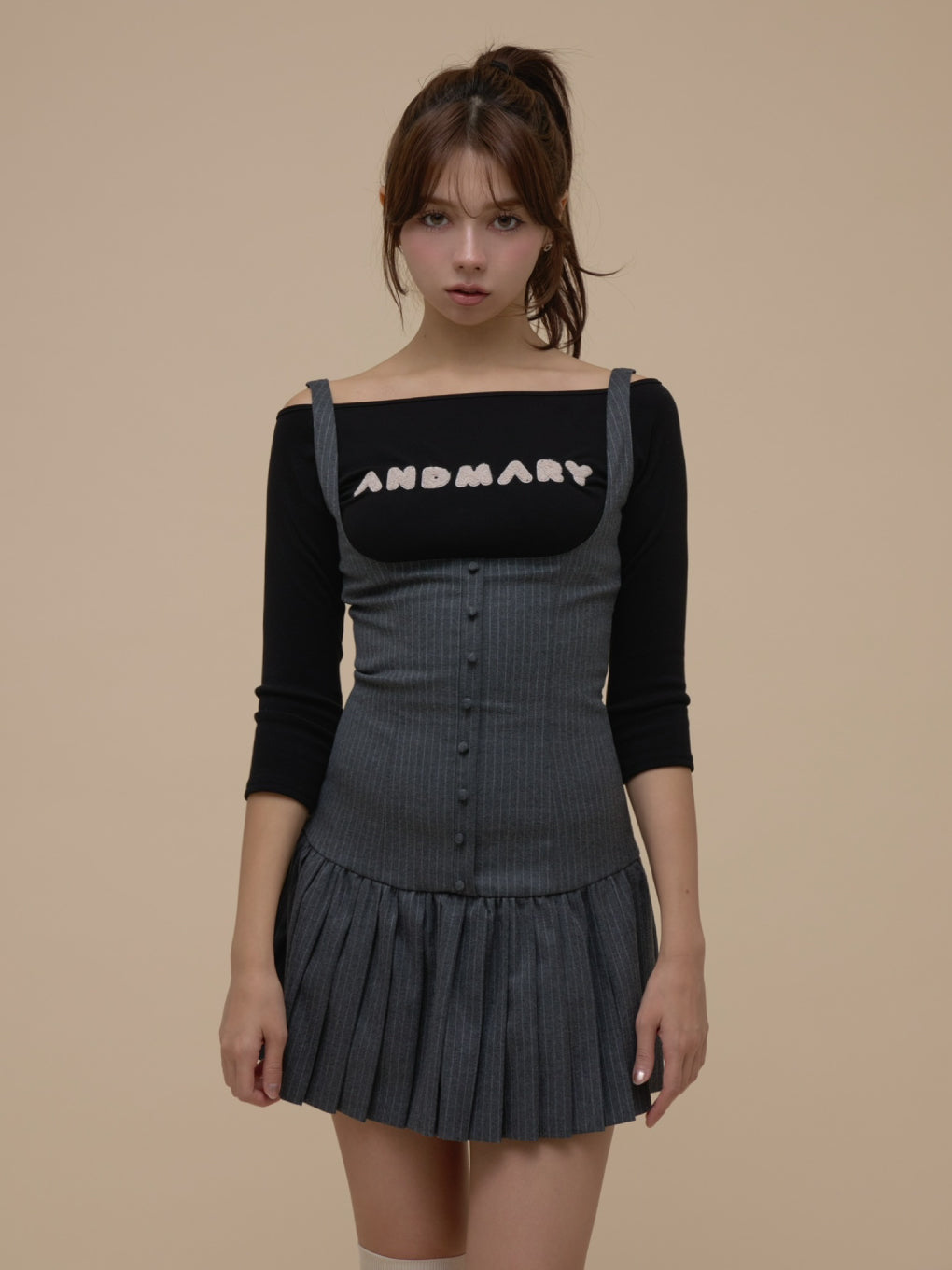 ANDMARY】Jade set mini dress