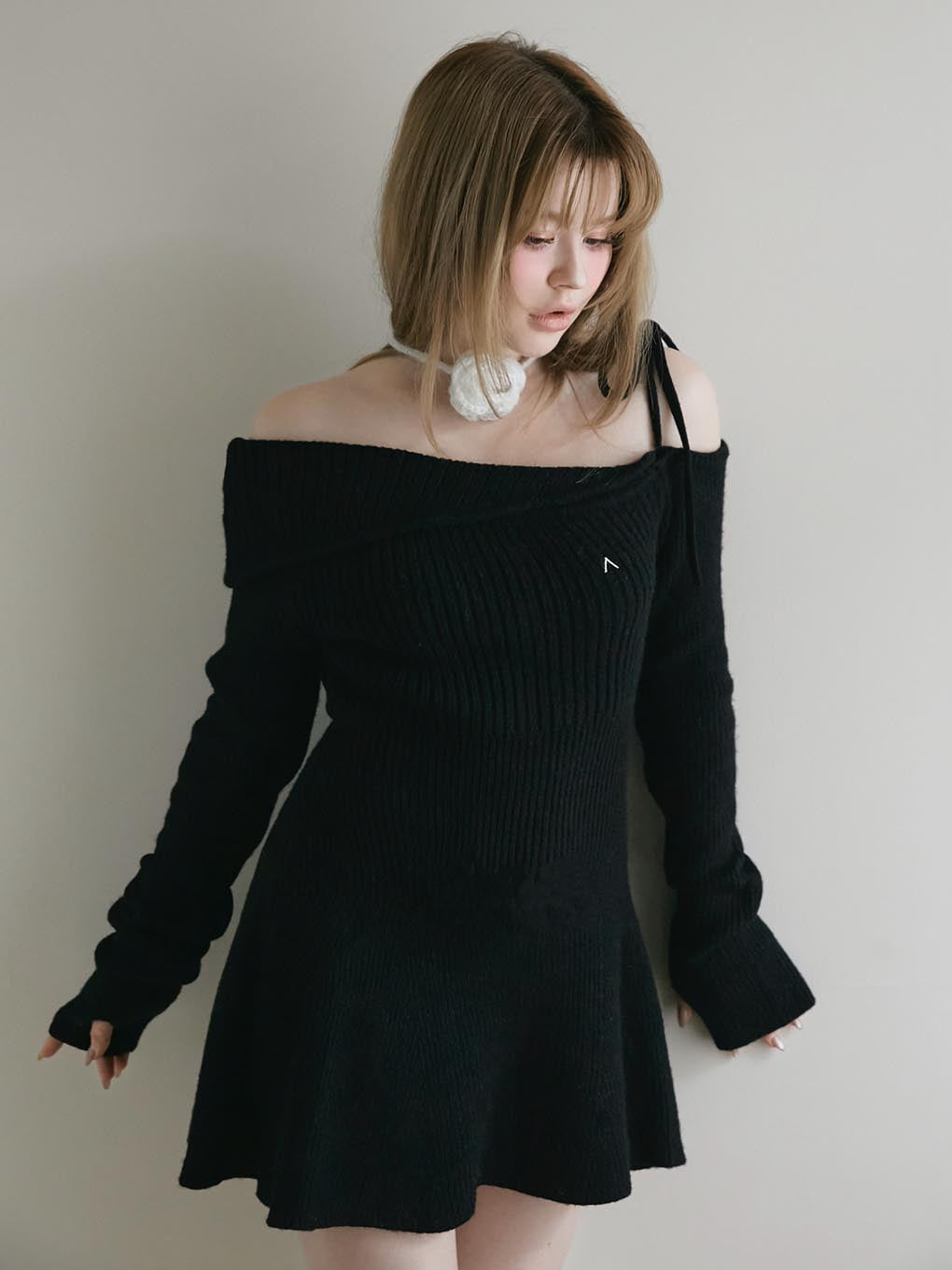 ANDMARY】Wendy flare mini dress