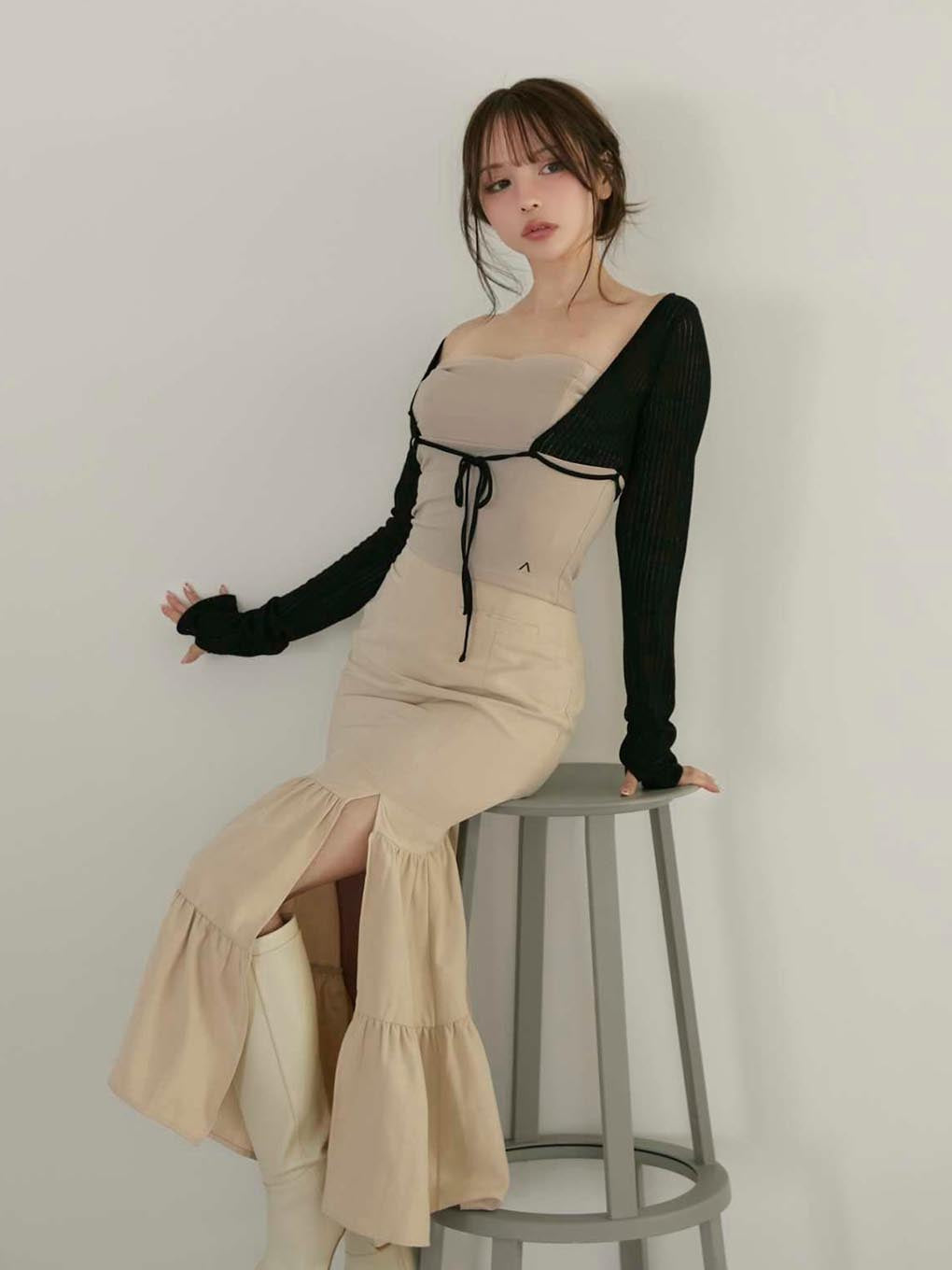 ANDMARY】Lona ribbon tops