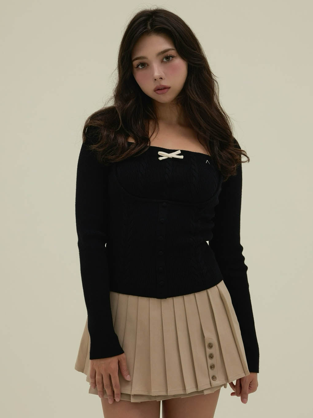 ANDMARY】Sharon ribbon tops