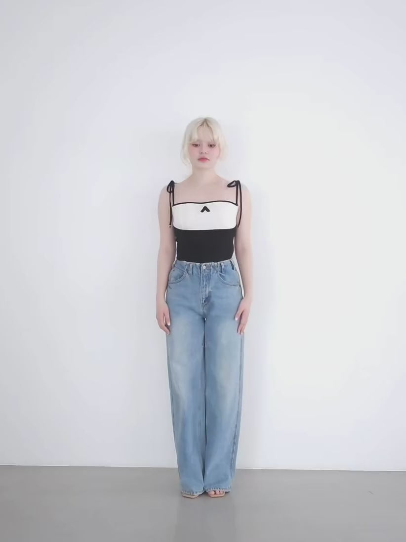 ANDMARY】Sora bicolor camisole