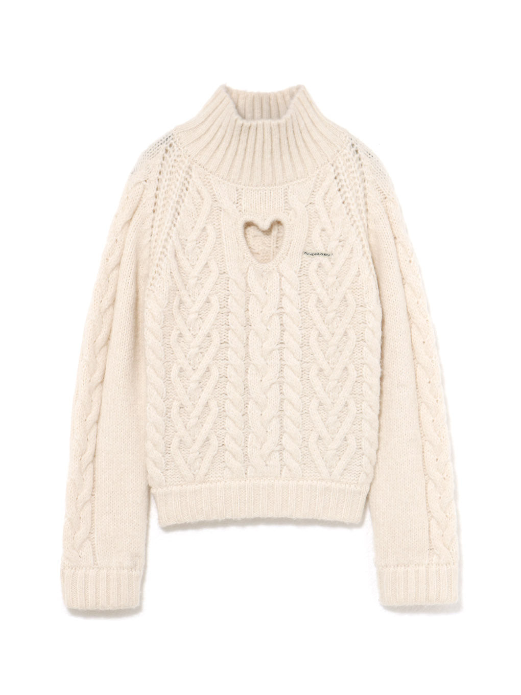ANDMARY】Mary heart knit tops
