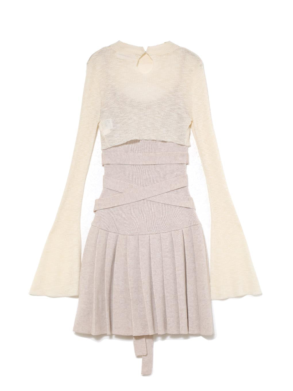 ANDMARY】Mimi ribbon mini dress