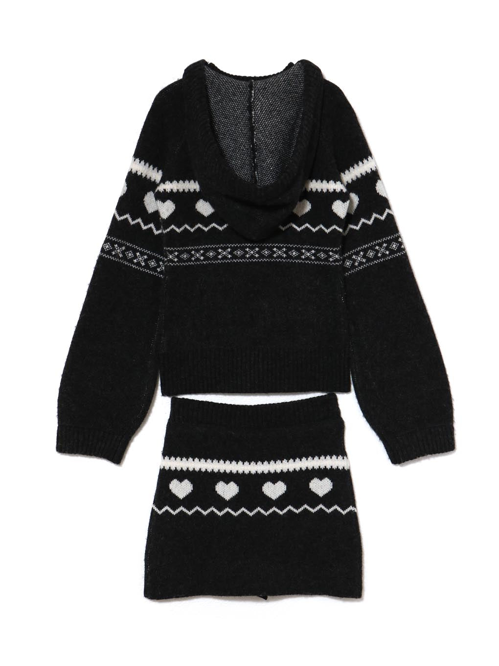 ANDMARY】Heart knit set up