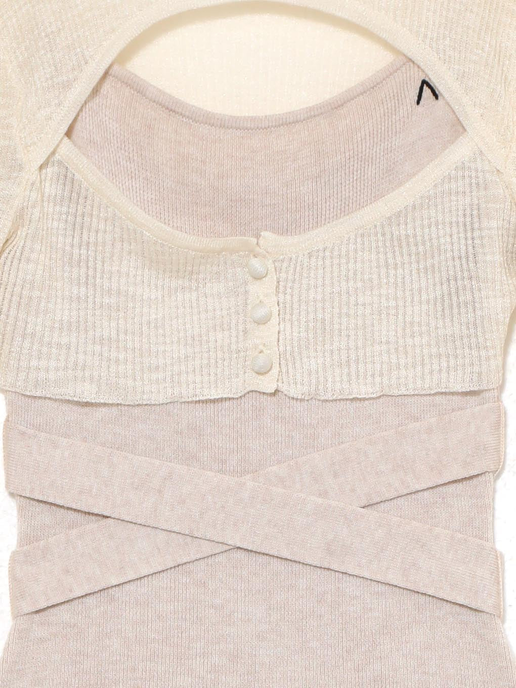 ANDMARY】Mimi ribbon mini dress