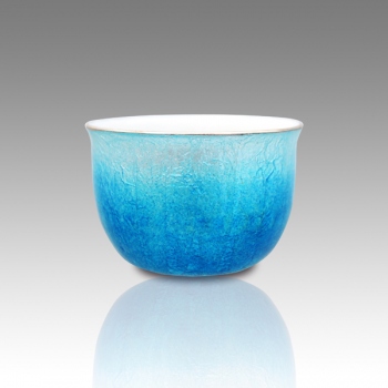 お猪口・尾張七宝×燕三条 青「安藤七宝店オンラインショップ」