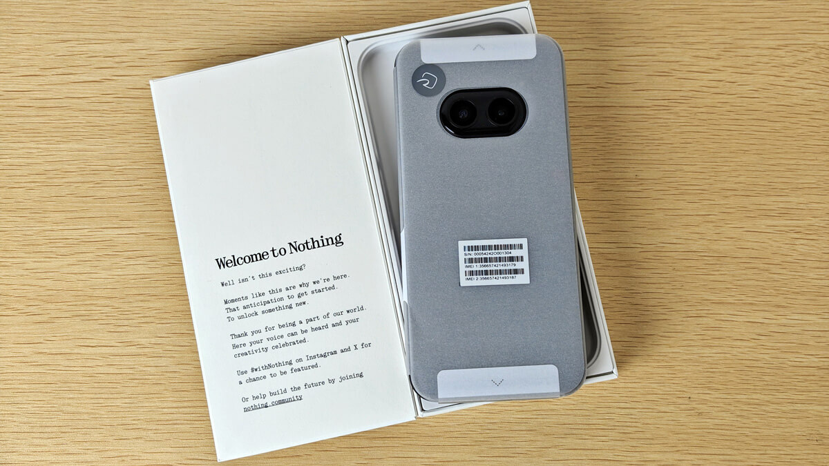 Nothing Phone (2a)レビュー。おサイフも搭載しゲーム以外の普段使いに