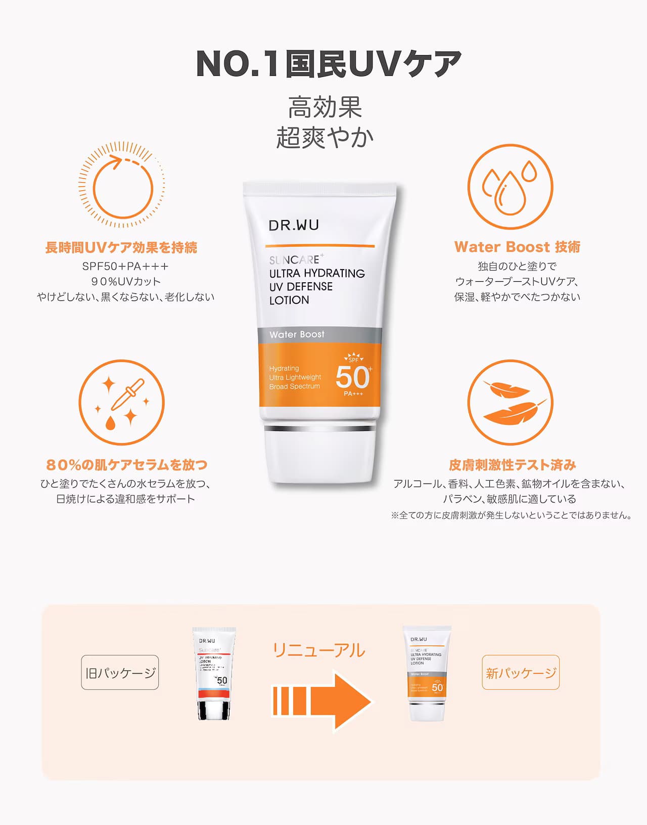 DR.WU(ドクター・ウー)】ウルトラ ハイドレーティング UV ディフェンス