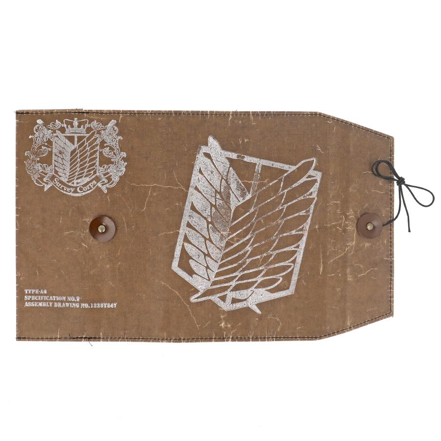 ワックスペーパークロスブックブックカバー(新書判)／調査兵団仕様