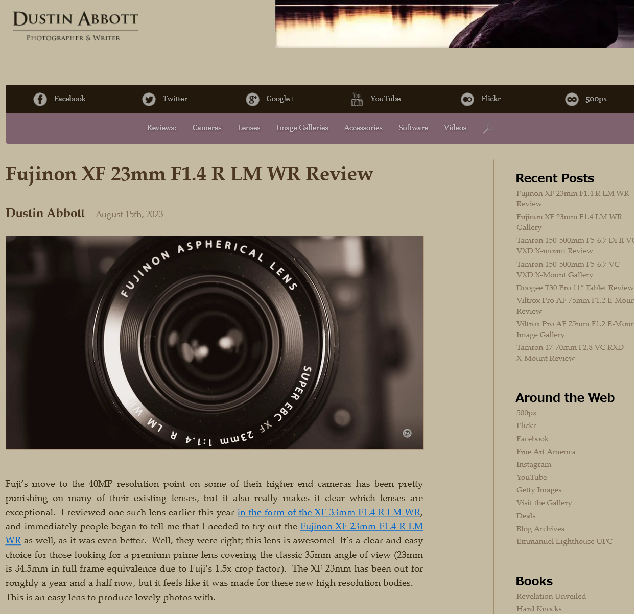 XF23mmF1.4 R LM WRはこの焦点距離で手に入る最高のレンズ - とるなら