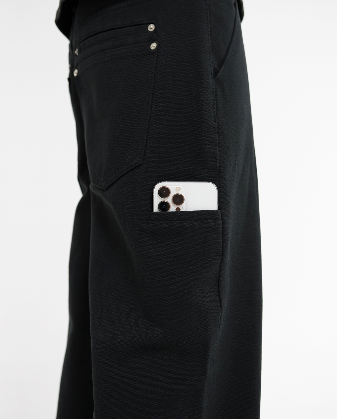 Stacked Canvas Wide-Leg Pants – A$APMODE