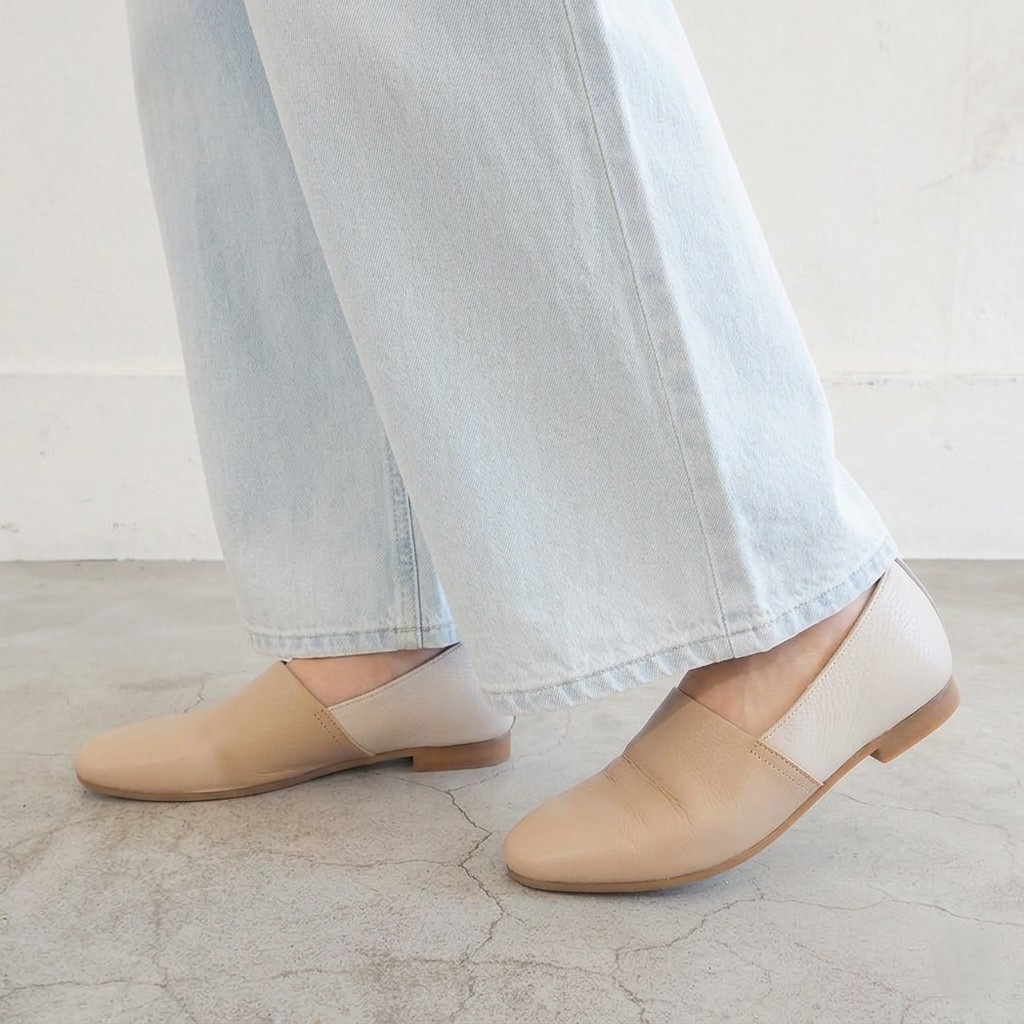 防水｜Lカットフラットシューズ（EN_5360373） | あしながおじさん