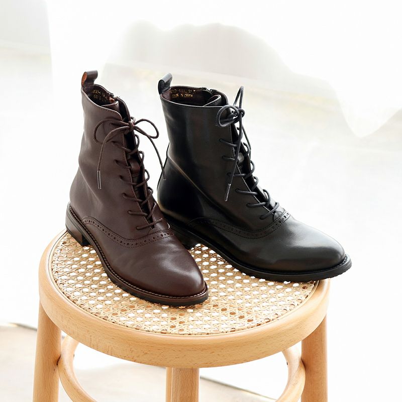 防滑｜レースアップブーツ（AS_2410097） | あしながおじさん