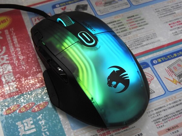 ASCII.jp：派手に発光するゲーミングマウス「Kone XP」がROCCATから発売