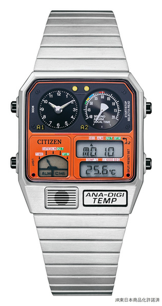 ASCII.jp：シチズン、鉄道開業150周年記念「アナデジテンプ」1号機関車