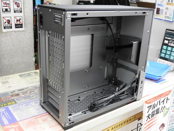 Abee SC330T-S✌️マイクロタワーケース PCケース アルミ シルバー