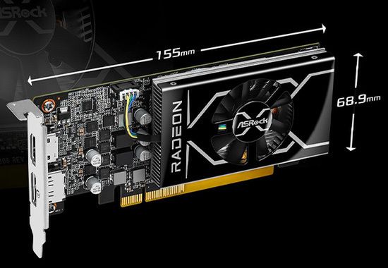 ASCII.jp：スリムPCに適したロープロファイル対応ビデオカード「RX6400