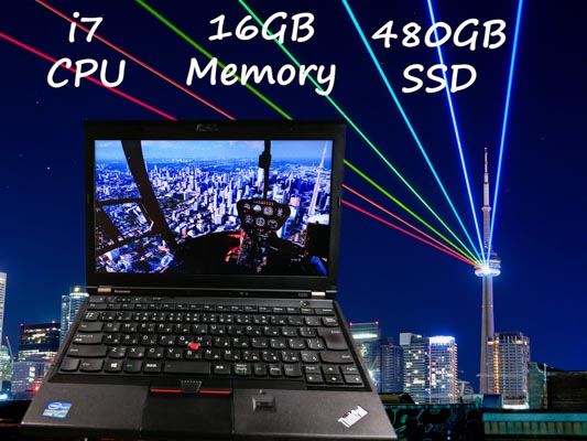 Lenovo ThinkPad X230 i7 16GB(最強最速) SSD(新品480GB) 12.5