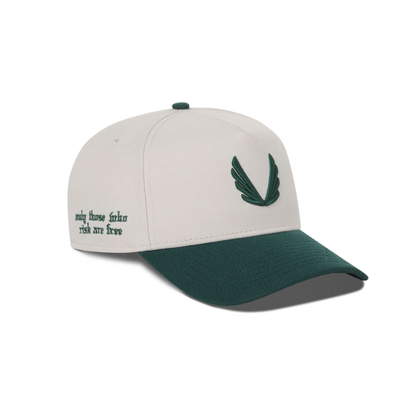 New Era® 9Forty® A-Frame Hat - Stone/Forest Green Two Tone – ASRV