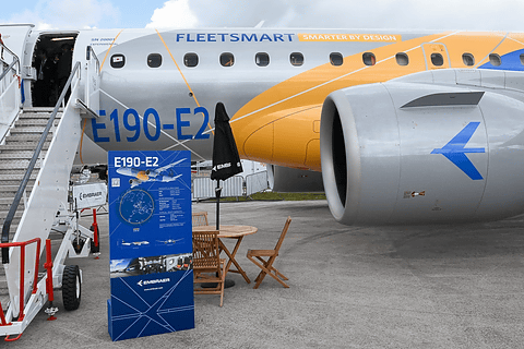 イベントレポート】エンブラエル、5月に初飛行した「E190-E2」型機を