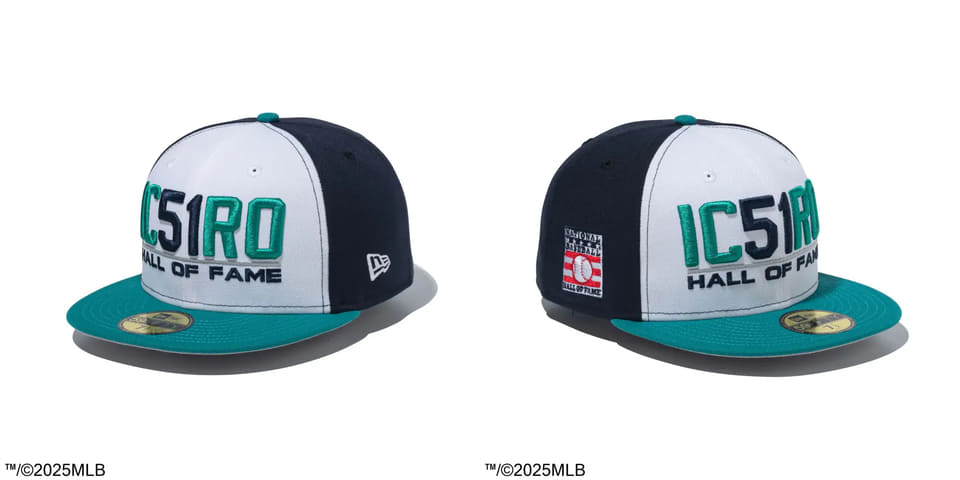ニューエラ、イチローの米国野球殿堂入り記念キャップ。マリナーズの
