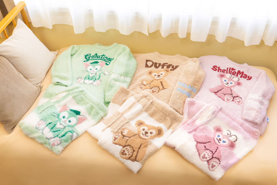 ダッフィー×ジェラピケコラボ第2弾！ ルームウェアセットに特別仕様の