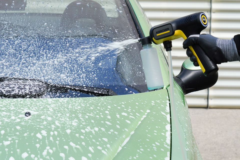 ケルヒャーのモバイル高圧洗浄機「ハンディエア」がAmazonで販売開始